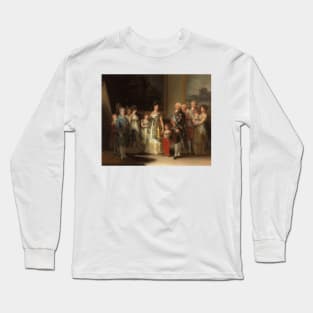 Charles IV of Spain and His Family - Francisco Goya Long Sleeve T-Shirt